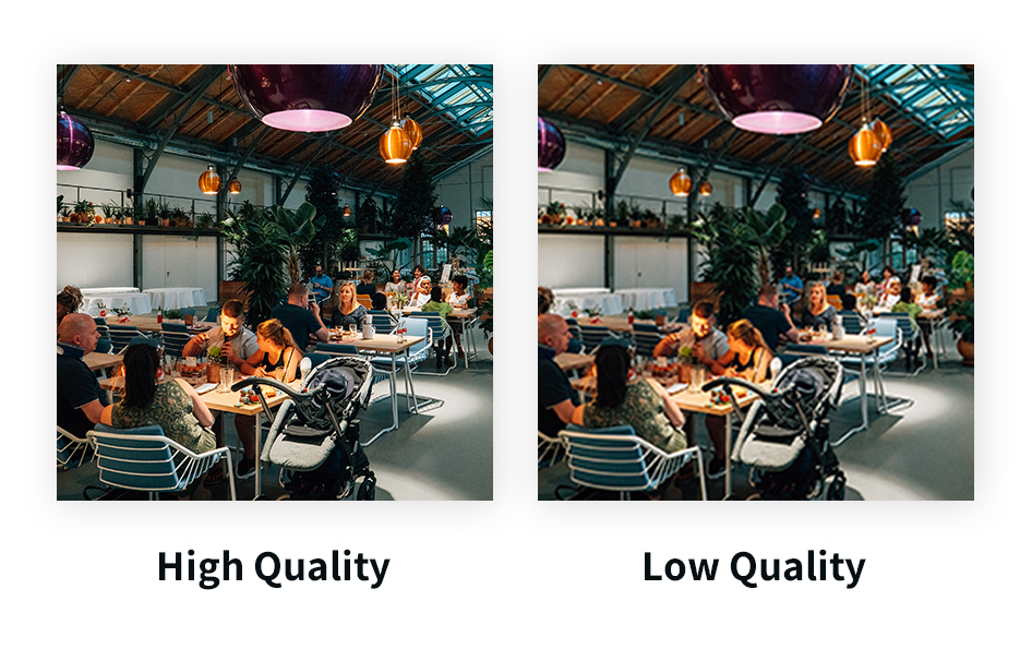 upload high-quality images